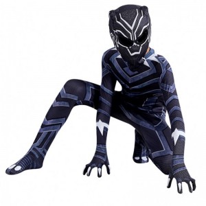 dětské kostýmy cosplay oděv černý panther kombinézu marvel superhrdinové kostýmy párty