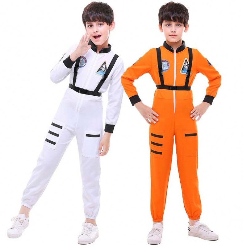 Halloween Boys Girls Kids Space Role Play Astronaut Kids Costoms