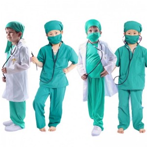 Téma Maškaráda SHORE Role Play Professional Doctor Nurse Child Doctor Costume HCBC-004