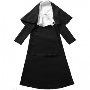 Halloween maškarní cosplay Jesus Costume Maria Black Nun Robes Halloween Priest Costume HCBC-009
