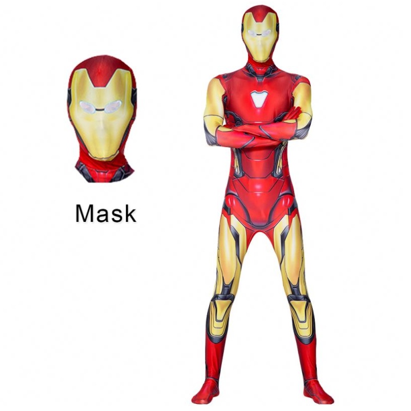 Halloween Ironman kostým s dospělými dětmi Endgame Superhrdinové děti kombinéza kostým pro dospělé dítě karneval večírek