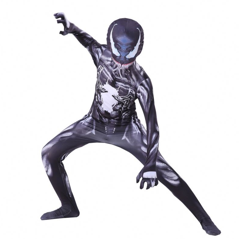 Nový kostým Venom Kids Suit Jumpsuit Boys Symbiote Spiderman Costys Superheros cosplay Halloween kostýmy pro dospělé