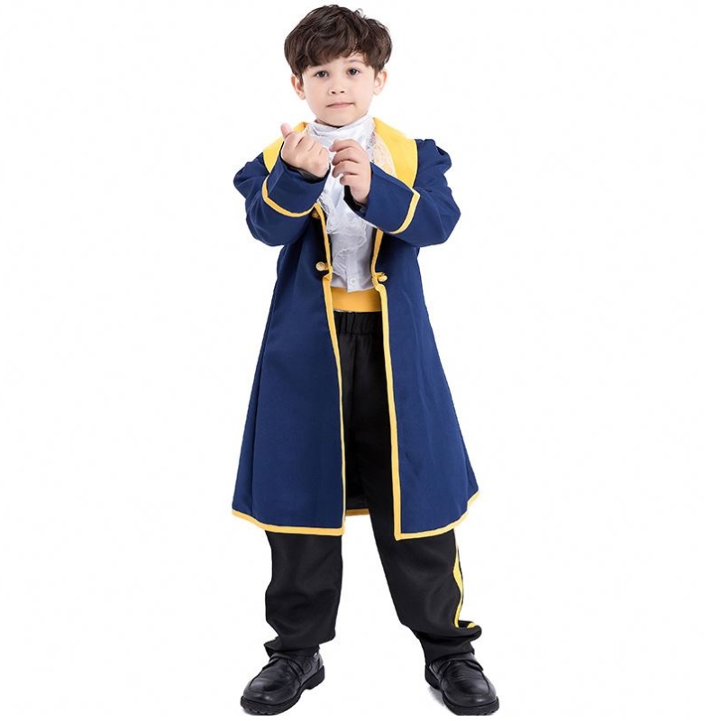 Děti Beauty and the Beast Cosplay Costume Halloween Party Men Boys Fancy Cress Movie Prince \\\\