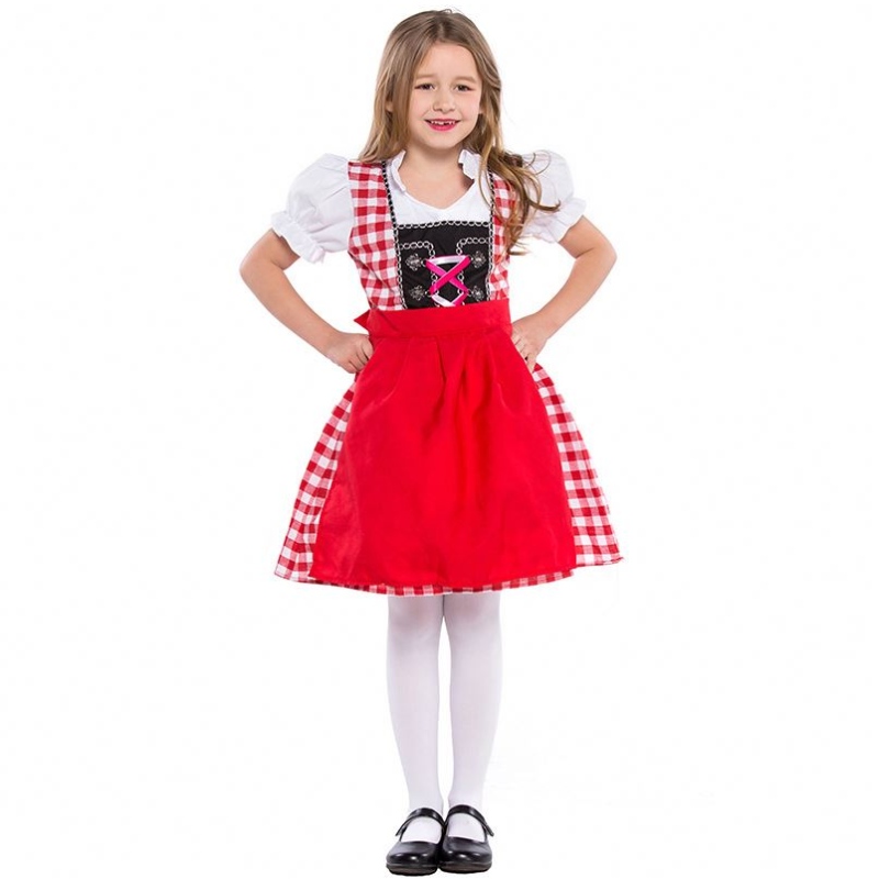 S-XL Child Německo Beer Festival Číšníka cosplay kostýmy chlapci a dívky Oktoberfest kostýmy děti role hrají uniformu