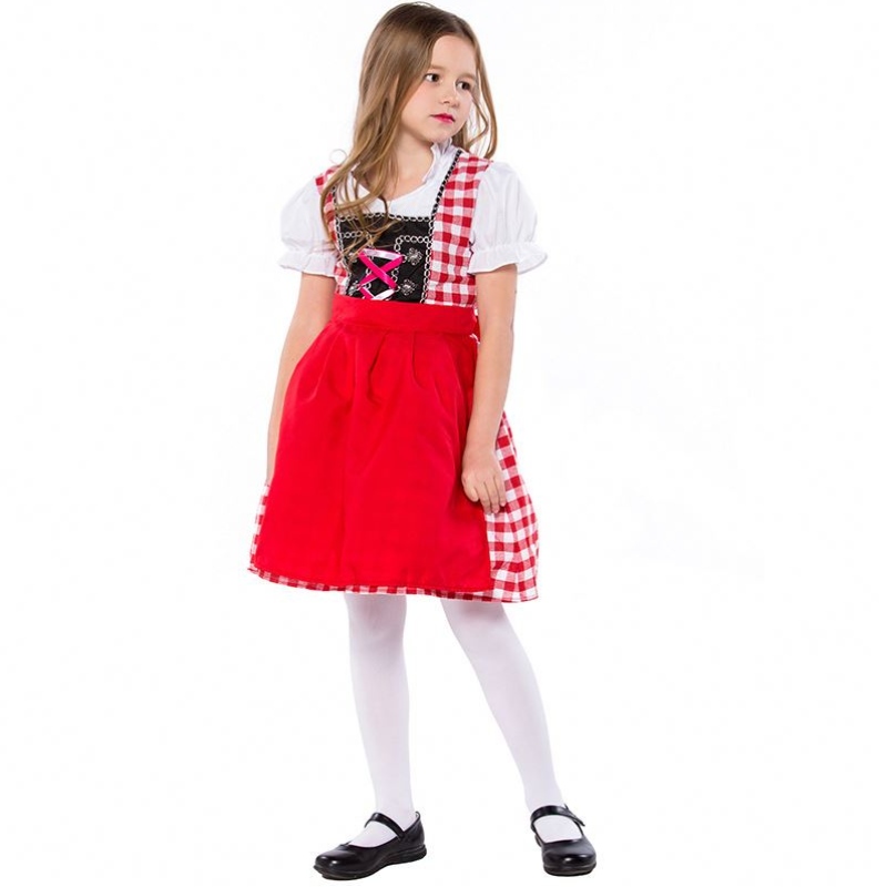 S-XL Child Německo Beer Festival Číšníka cosplay kostýmy chlapci a dívky Oktoberfest kostýmy děti role hrají uniformu