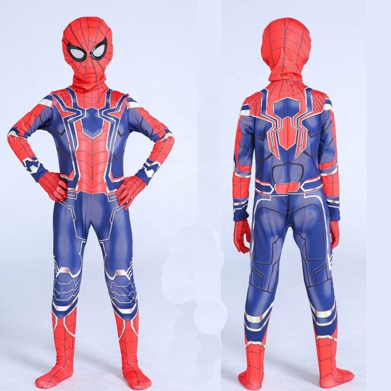 Děti chlapci Halloween Muscle Spiderman Costume Baby Halloween oblečení děti cosplay kombinéza