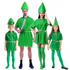 Halloween kostým cosplay tematické párty hrající kostým rodičů-dítě Peter Pan