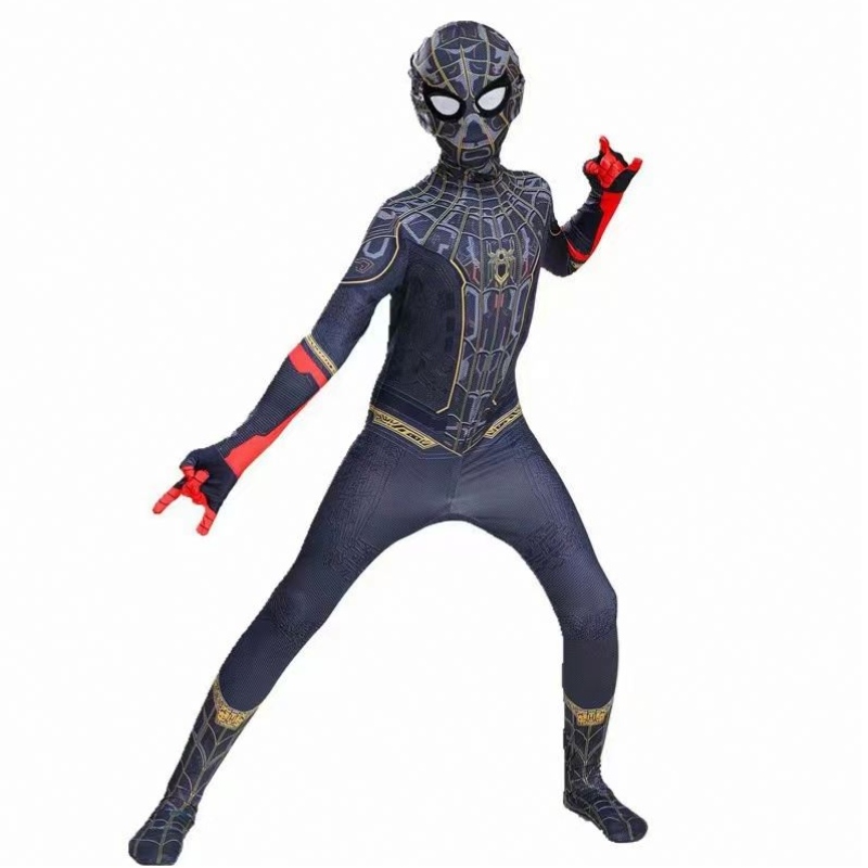 Dětský kostým kompatibilní superhrdina kostým -substaita děti Halloween cosplay kostýmy 3D styl Spiderman Suit pro děti