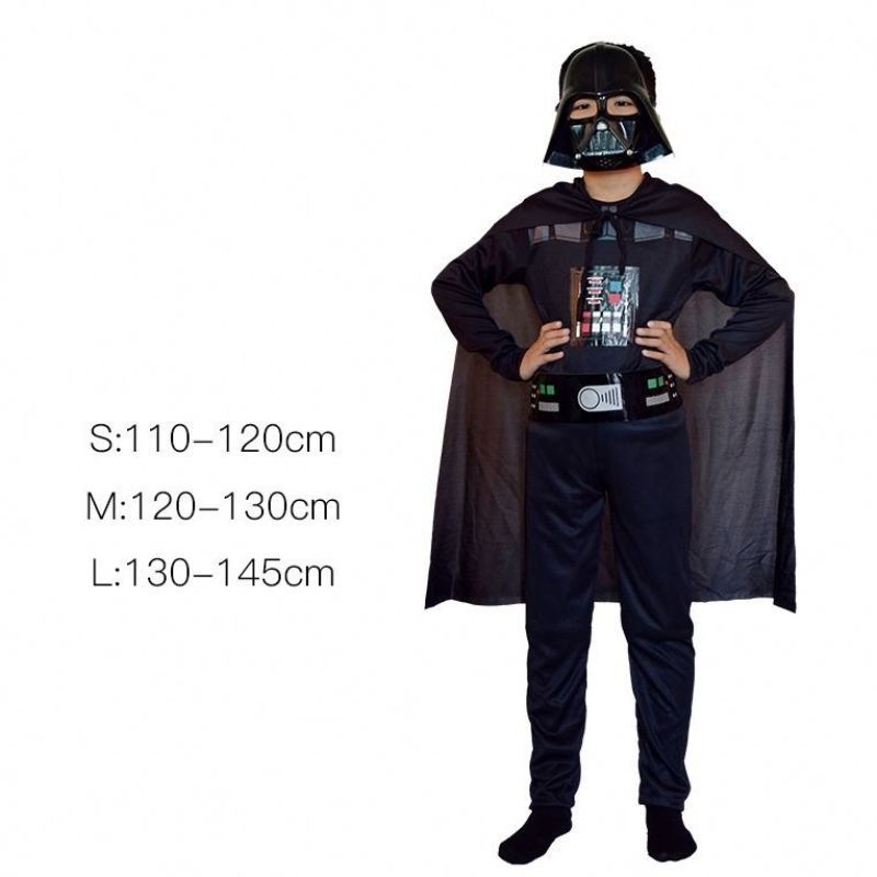 Trooper Skywalker Cosplay Cosplay Kostém Kids Boys Halloween Carnival Party Clothe Cape Mask