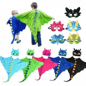 COSTUME DRAGON COSTUME s kloboukem bez zubů Dragon Cape Anime cosplay kostýmy dinosaurus kostým