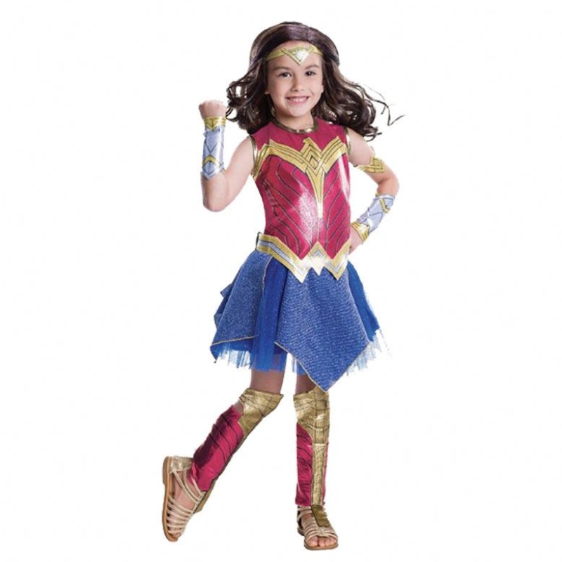 Wonder Girl Costume Children obléká se superhrdina cosplay halloween kostým pro děti