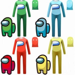 2pcs Anime Game Cosplay Cosplays for Kids Boys Girls Jumpsuit&mask Halloween kostým