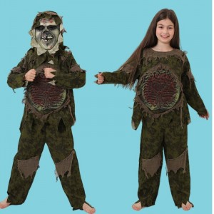 Kid \\\\\'s Halloween Zombie Cosplay Cosplay Boy Monster Costume Horror Mask Zombie oblečení
