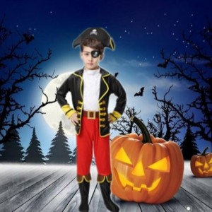 Děti chlapci pirát kostým cosplay sada pro děti karneval party šaty