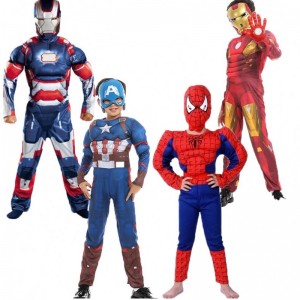 Írán Captainamerica Spiderman Spiderman Muscle Children Halloween Costume Superhero TV&movie cosplay kostým
