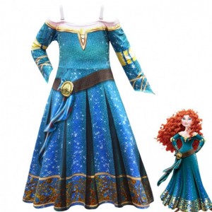 Halloween Braver Legends Merida cosplay oblékat se dívky \\\\ \'Šaty sukně