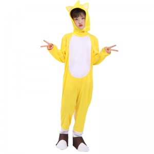 Velkoobchod Halloween žlutá liška Tarrs Supersonic Boy Costume Hedgehog Sonic Suits cosplay kostým pro děti