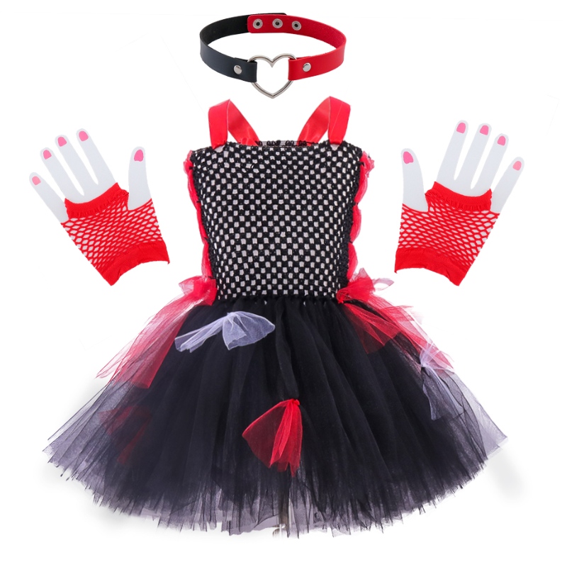 Batole děti roztomilé tutu šaty kostýmy halloween zombie cosplay pro dívky