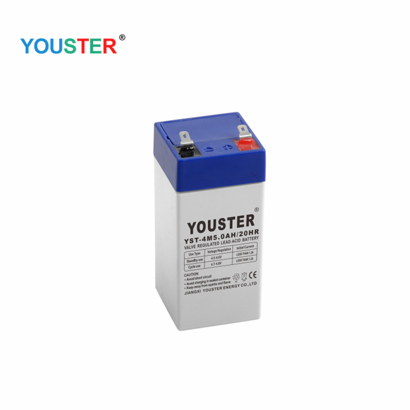 Youster dobíjecí malá utěsněná olověná kyselá baterie 4V 5h 20hodina pronouzové světlo/Alarmový systém