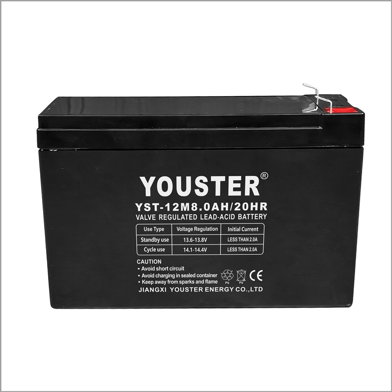 Youster s vysokou kapacitou údržba zdarma12v8.0ah uzavřená solární baterie USP olověná baterie