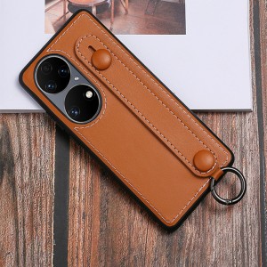 Vhodné pro pouzdro pro mobilní telefon Huawei P50, proti padající a anti-seismické pouzdrona kožený mobilní telefon, pouzdrona mobilní telefon v ruce, ochranné pouzdrona kožené ochranné místo