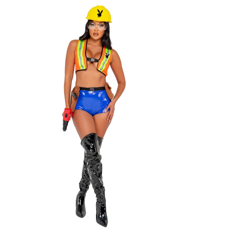 PLAYBOY CONSTRUCTION CUTIE COSTUME