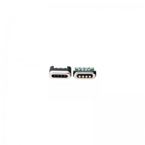 Magnetický elektrický konektor s nabíjecím a přenosovým signálem