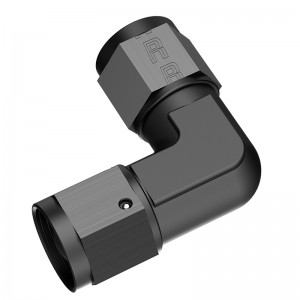 Žena na ženu 90° otočná spojka Fitting Adapter Union Anodovaný hliník