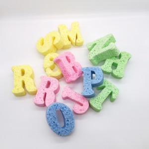 sprchová houba sada přírodní dětská celulózová houba těla masáž přírodní mořská koupel peelingová houba