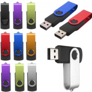 Nový příchod USB Pen Drive 4GB 8 Gb 16 Gb 32 Gb Barevný otočný U disk Malý USB Flash disk