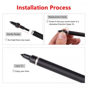 Elongarrow 100zrnné šroubové šipky pro 7,62mm uhlíkové šipky