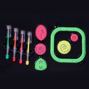 Sada barevných spirálových umění