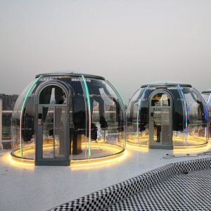3.5 Meters Luxusní transparentní kopule stan geodetický venkovní kempovací kopule stan pro resort hotel, kempování, venkovní aktivity