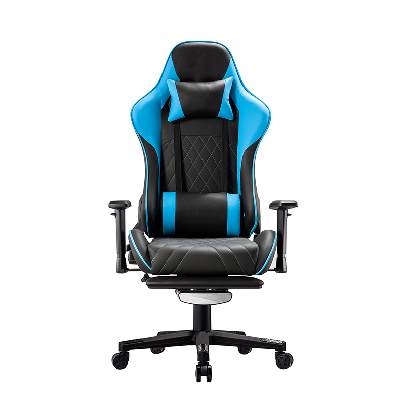 Hráč pu kožená závodní herní židle skládací židle hrací hrací kancelář Compute Gaming Chair s LED Light