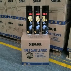 Čistič pěny pneumatiky pro čistič automobilů dlouho trvající vysoce kvalitní lesklý polský lesk chrání