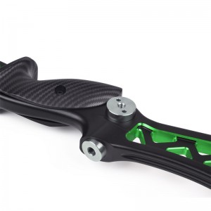 Elongarrow 25inches Rh/lh černé a zelené smíšené barvy Recurve Bow Rowers