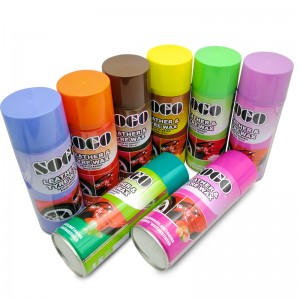 Kvalitní silikonová kožená kožená pneumatika vosková péče o aerosol sprej voskový kokpit jasný sprej