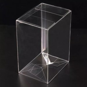 Transparentní ochranná krabice pro pet skládací