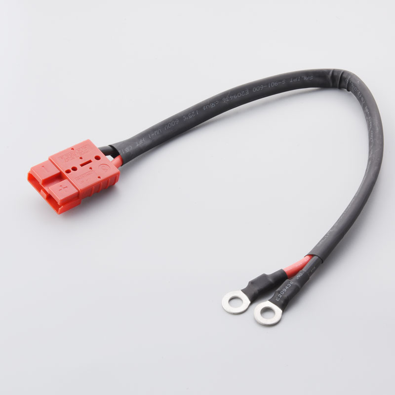 50A Elektrická vozíknanabíjení kabelu pronabíjení baterie pro Anderson Plug Lead to LUG M8 Terminal Harness Wire