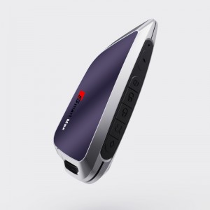 Inteligentní klíč LCD Car, upgrade bezklíčový vstup, fialový vozidlo automatické zámek&Unlock Remote Car Starter, Key FOB Výměna příslušenství proti krádeži, zobrazení loga vozidla