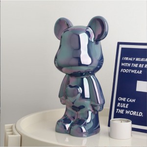 Elektroplatovaný keramický výbušný medvěd srdce