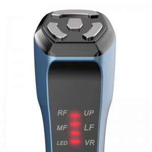 6-in-1 zpevňovací stroj, RF oční zpevňování a zařízení proti stárnutí mohou odstranit oční sáčky, tmavé kruhy,nohy v vráce, domácí oční stroj, oabes LED červené modré zelené osvětlení masáž obličeje obliče...