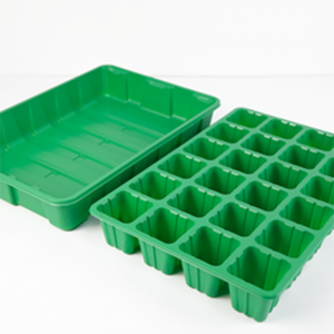 Plastová ps Mini Green House Seed Tray, velkoobchodní klíč s kupolí/základna