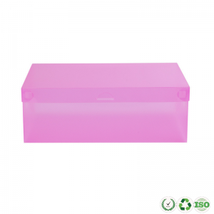 Zakázkové vyráběné čiré skládací plastové skládací obuv.