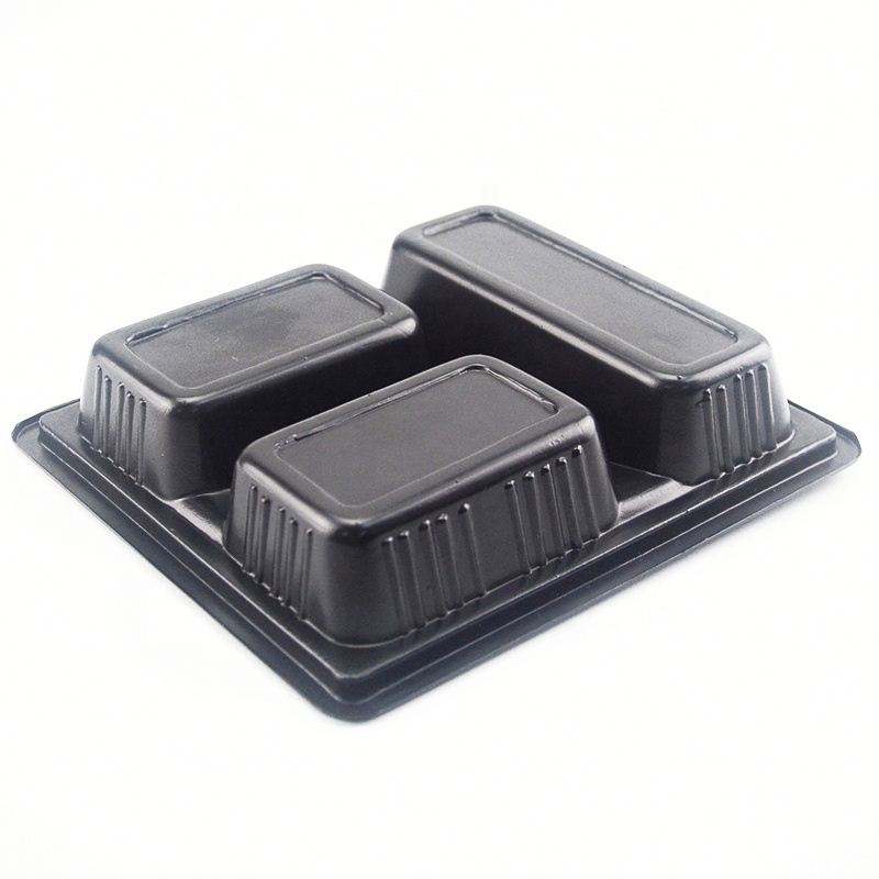Velkoobchodní jednorázové plastové 3 kompartment obědové krabicena obaly kontejneru jídla