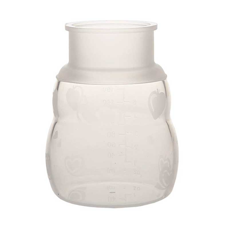 Vysoce kvalitní silikonová dětská láhev zdarma BPA široká kalibé s popisovačem anti-pádově-flatulence přenosné dětské výrobky BPA zdarma
