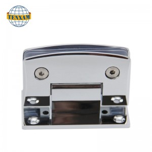 90 stupňů zeďna skleněné dveře závěs zinkové zinkové slitiny koupelnové skleněné sprchové závěsy