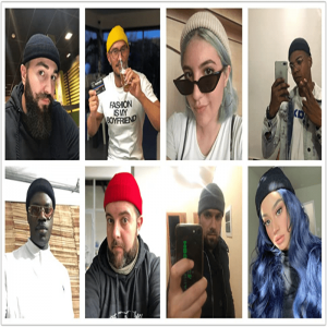 Krátká rybářská beanie pro muže, čepice