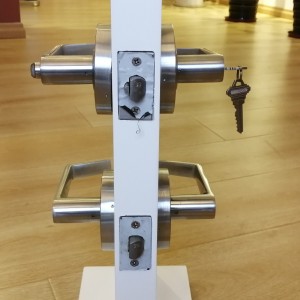 7201 Herce Duty Designer Commercial Lever Door Lock (vstupní funkce, saténový chrome) Průmyslová rukojeť třídy 2