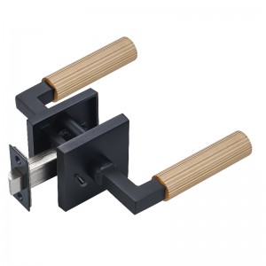 S7132 Vysoce kvalitní moderní čtvercový zámek dveří, moderní moderní rukojeť pákyna vodu pro dveře